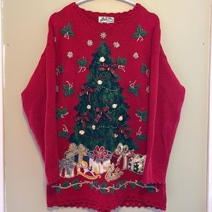 Granny Chic Heirloom Collectables Christmas Sweater